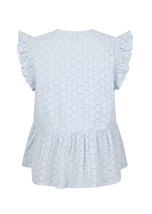 Palasi Broiderie top Light Blue Neo Noir 